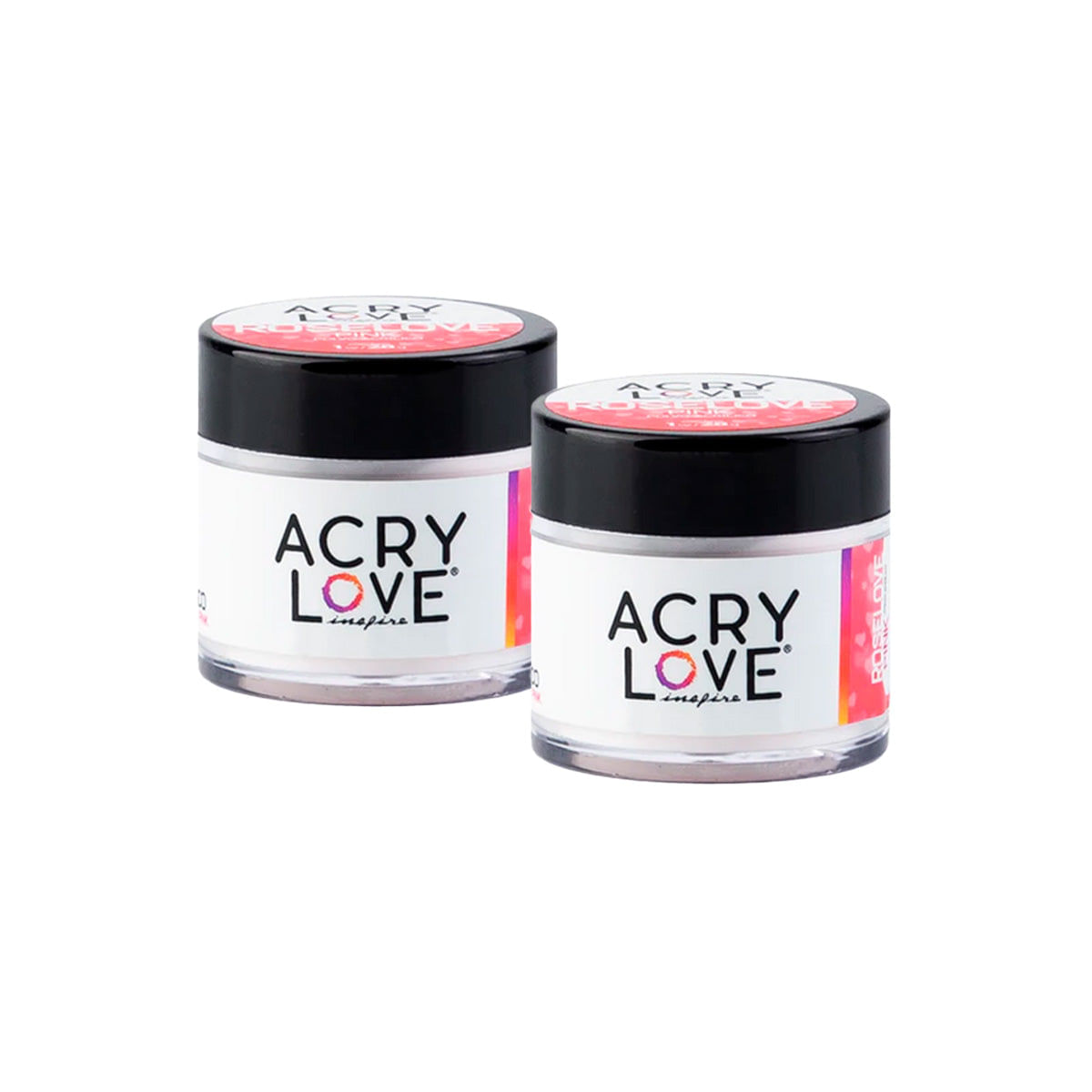 2Uni Polvos Acrílicos Acrylove Rose Love Pink 56g