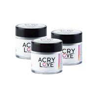 3Uni Polvos Acrílicos Acrylove Snow White 56g