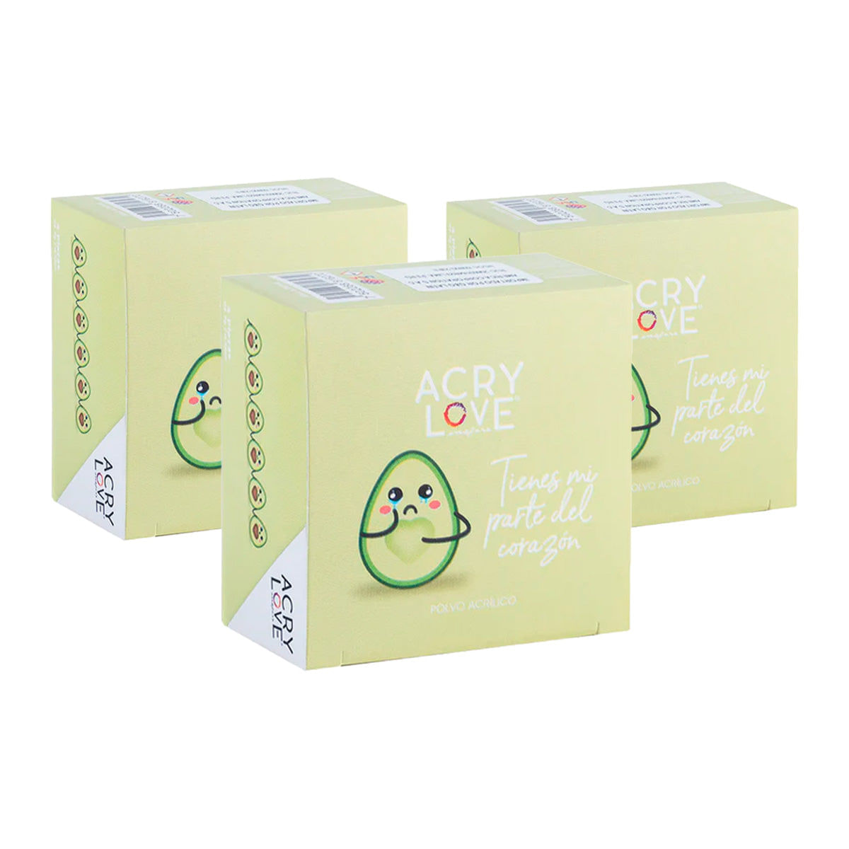 ACRYLOVE COLECCION UN CORAZON 4PZ 7G - 3 UNID