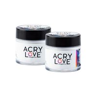 2Uni Polvos Acrílicos Diamond Crystal Acrylove 28g