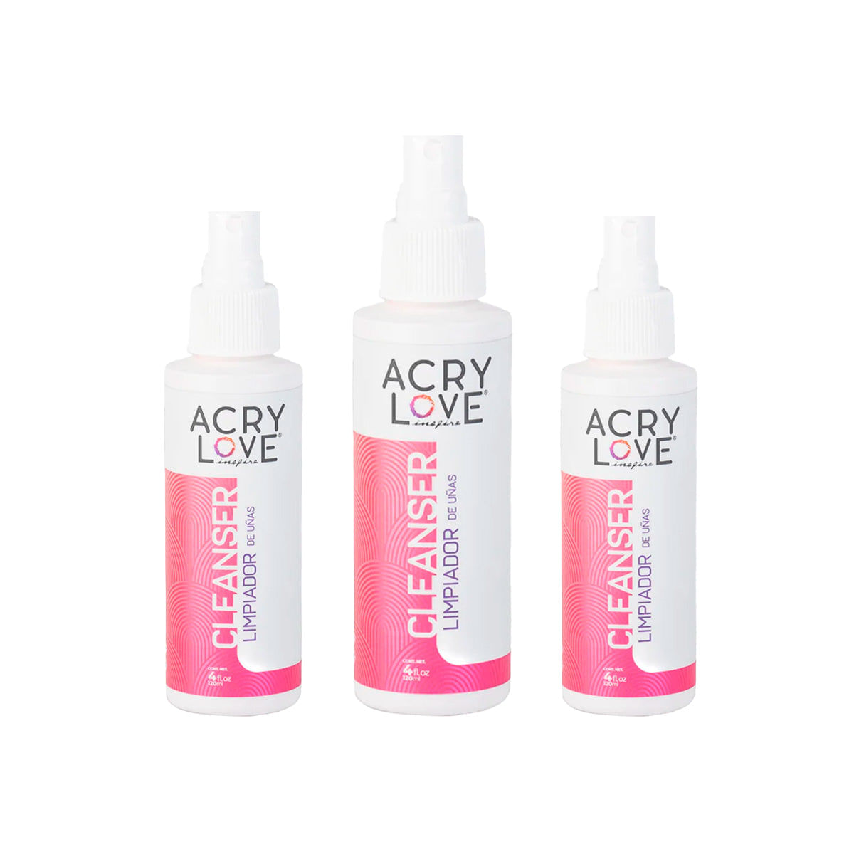ACRYLOVE CLEANSER O SANITIZANTE SPRAY - 3 UNID