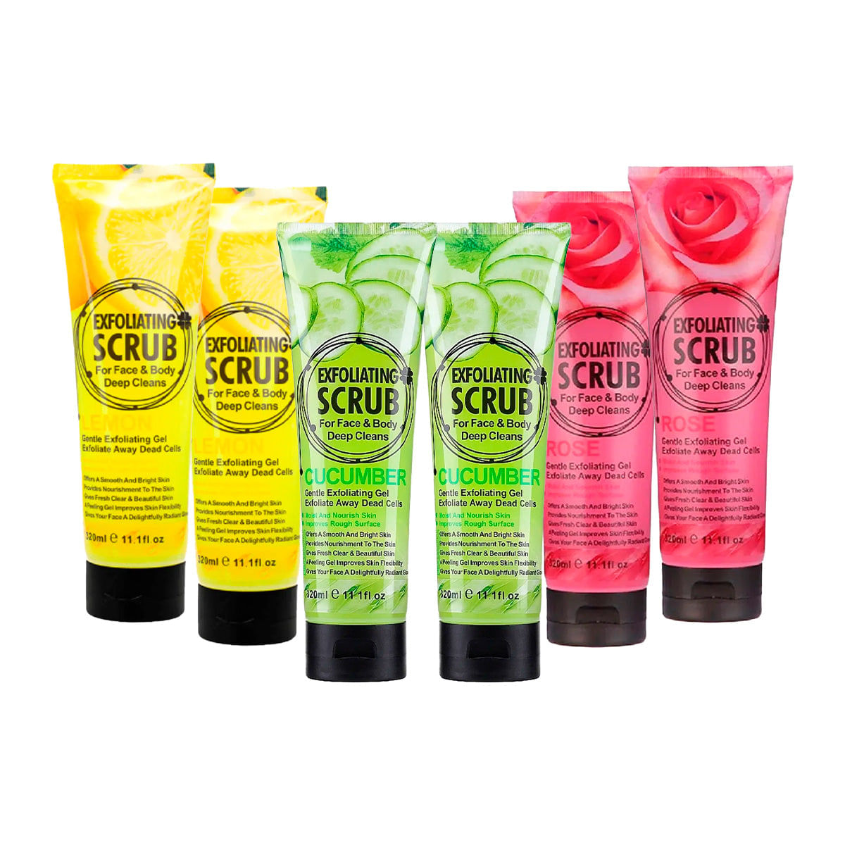 2und Gel Exfoliante para Rostro y Cuerpo – 320ml
