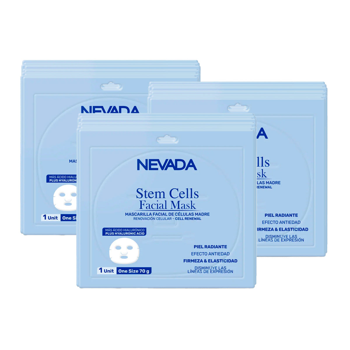 3und Mascarilla Hidrogel Células Madre x10und