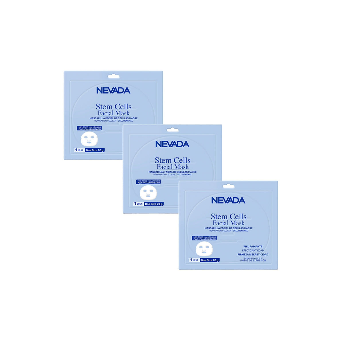 Mascarilla Facial Hidrogel Células - Nevada 3und
