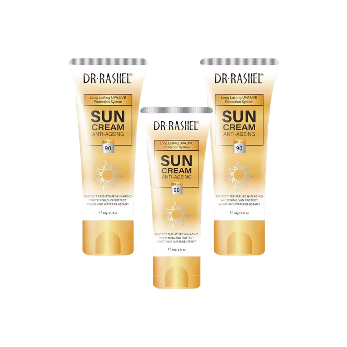 3 und Bloqueador Solar 90 SPF Sun Cream - Dr. Rashel
