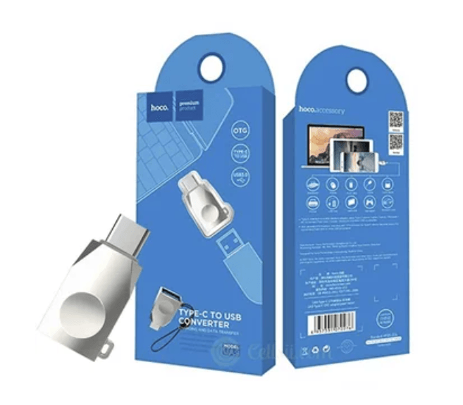 ADAPTADOR OTG USB TIPO C 3.1 MACHO A USB 3.0 HEMBRA HOCO