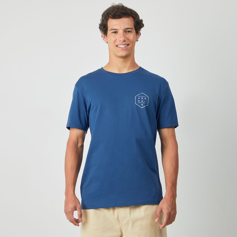 Polo Aereal Hombre Navy1