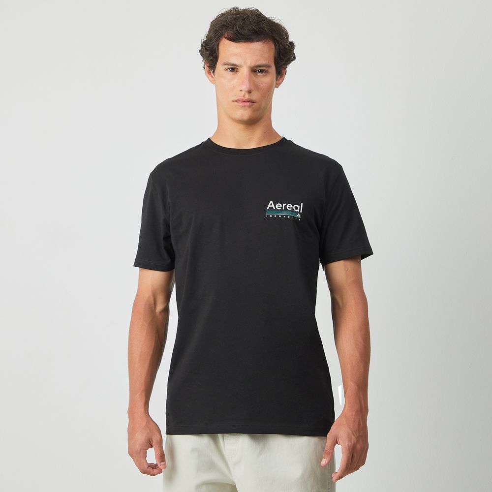 Polo Aereal Hombre Negro2