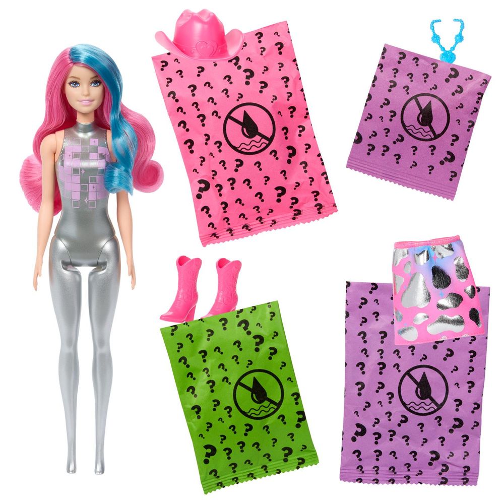 Muñeca Barbie Color Rvl Moda Disco