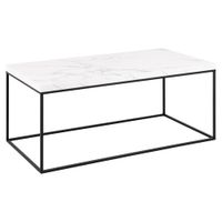 Mesa De Centro Dani Rectangular Blanco