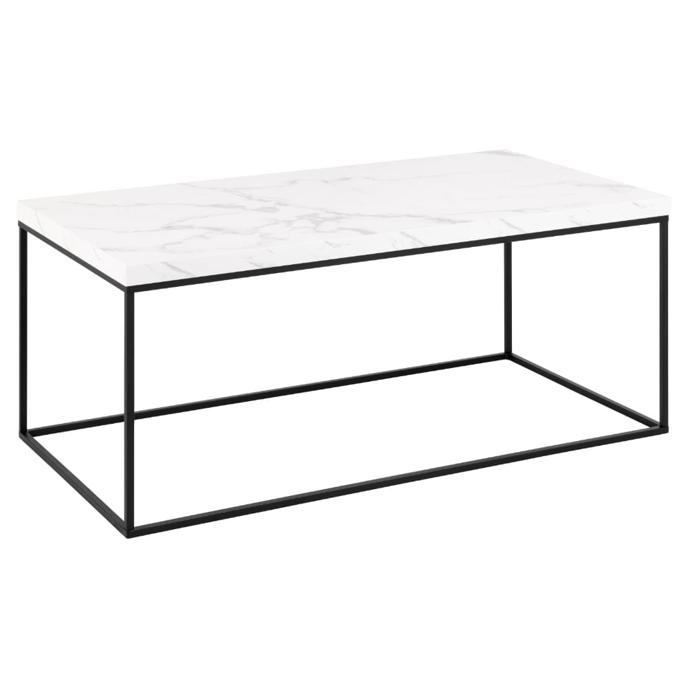 Mesa De Centro Dani Rectangular Blanco