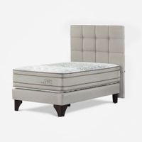 Dormitorio Europea Tempo Plus 1.5 Plazas Issey Niebla