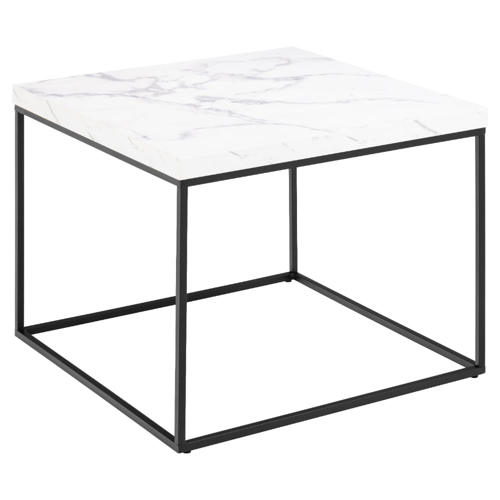Mesa De Centro Dani Cuadrada Blanco