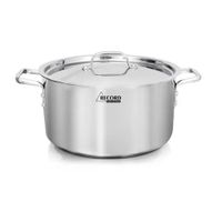 OLLA PROFESSIONAL DE ACERO INOXIDABLE CON FONDO DIFUSOR N° 26 - RECORD- 10116255