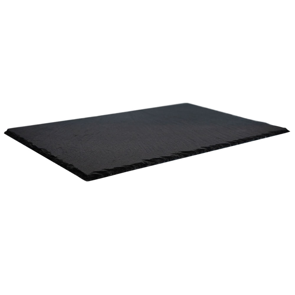 Plato Rectangular WAYU Piedra Pizarra 30cm
