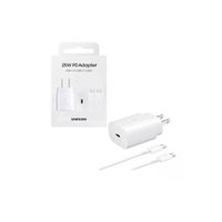 Cargador 25W Samsung USB C para A14 Original Blanco