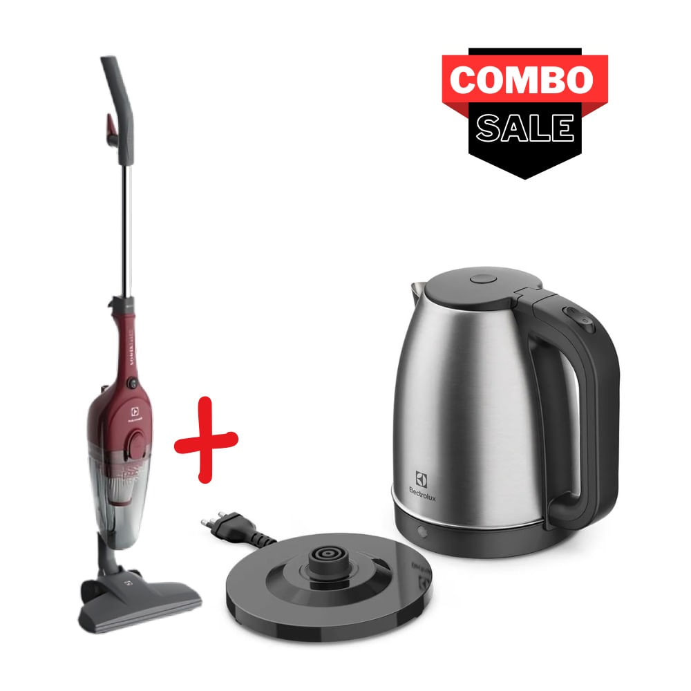 COMBO Aspiradora Electrolux STK13 + Hervidor Eléctrico Electrolux 1,8L EEK10