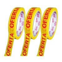 Cinta de embalaje impresas  100 Yardas Oferta - Pack 6