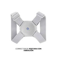 CORRECTOR DE POSTURA CON VIBRACIÓN PLOMO