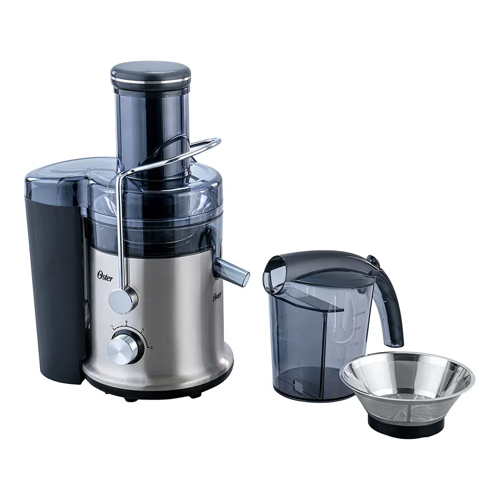 Extractor de Jugos Oster® Boca Ancha FPSTJE320S: Potencia, Versatilidad y Facilidad de Limpieza en u