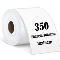 Rollo 350 Etiqueta Termica Adhesiva 10x15cm