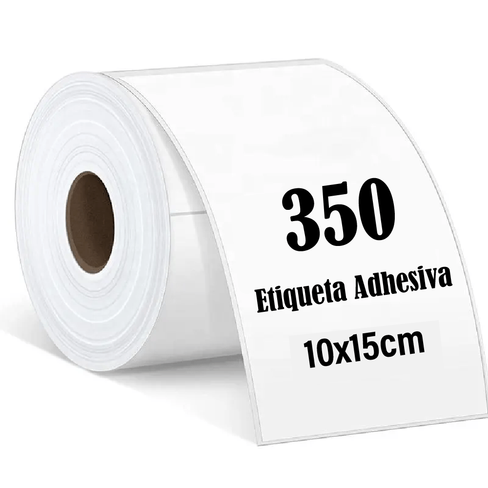 Rollo 350 Etiqueta Termica Adhesiva 10x15cm