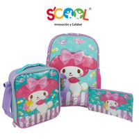Scool - Set S-804186 mochila oficio lonchera y cartuchera My Melody
