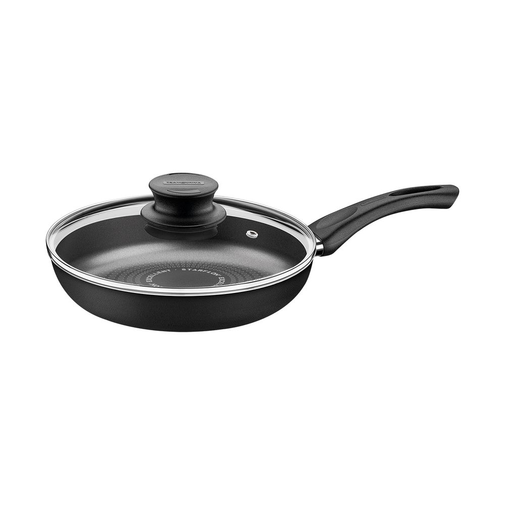 Sarten Con Tapa 24 Cm 1.8 Lt Paris Negro