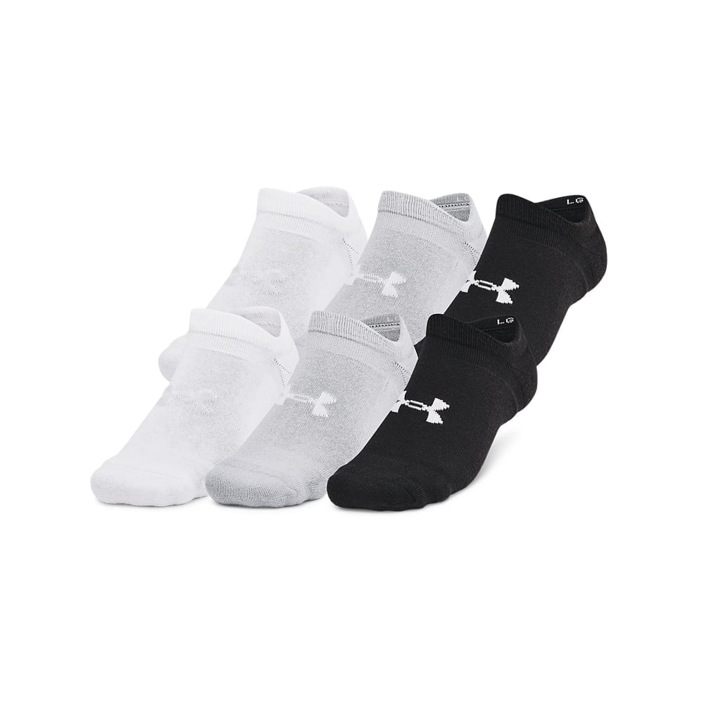 Media Deportiva Under Armour Essential Cushion 1387057-002 Negro