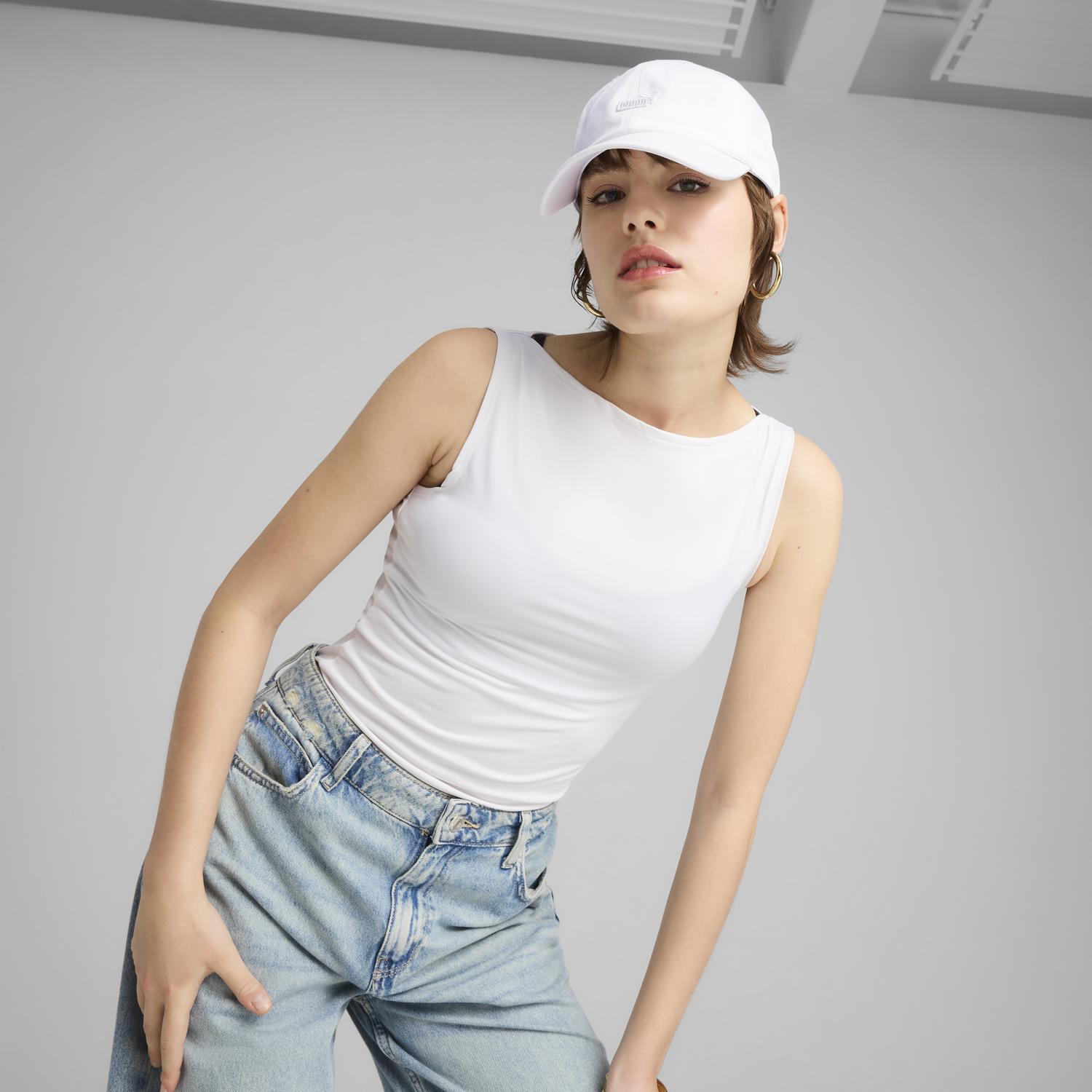 Gorra Deportiva Puma Ess No. 1 Logo Patch Bb Cap 025997 02 Blanco