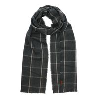 Bufanda Para Hombre Lana de Oveja RKF Scarf Plaid Gris Rockford