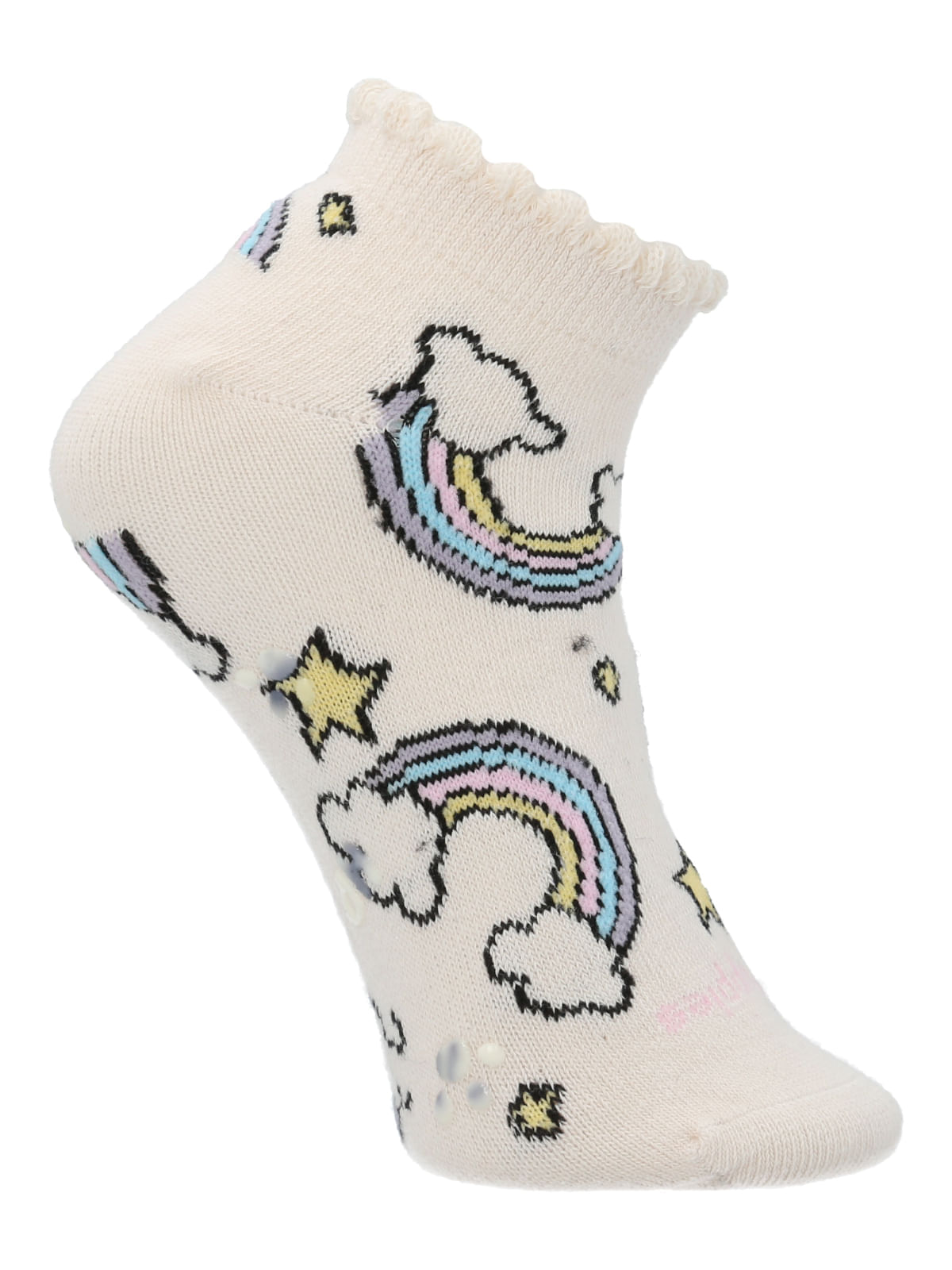 Medias Para Niña Algodón/Elastano Ped ST Clouds Crema Hush Puppies