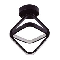 Lámpara Colgante LED Ikelite Rombos 18W 3CCT Negro