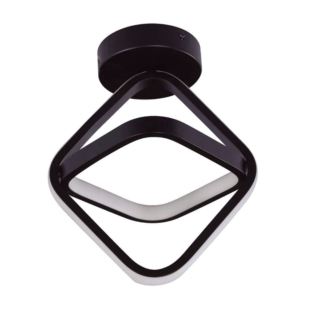 Lámpara Colgante LED Ikelite Rombos 18W 3CCT Negro