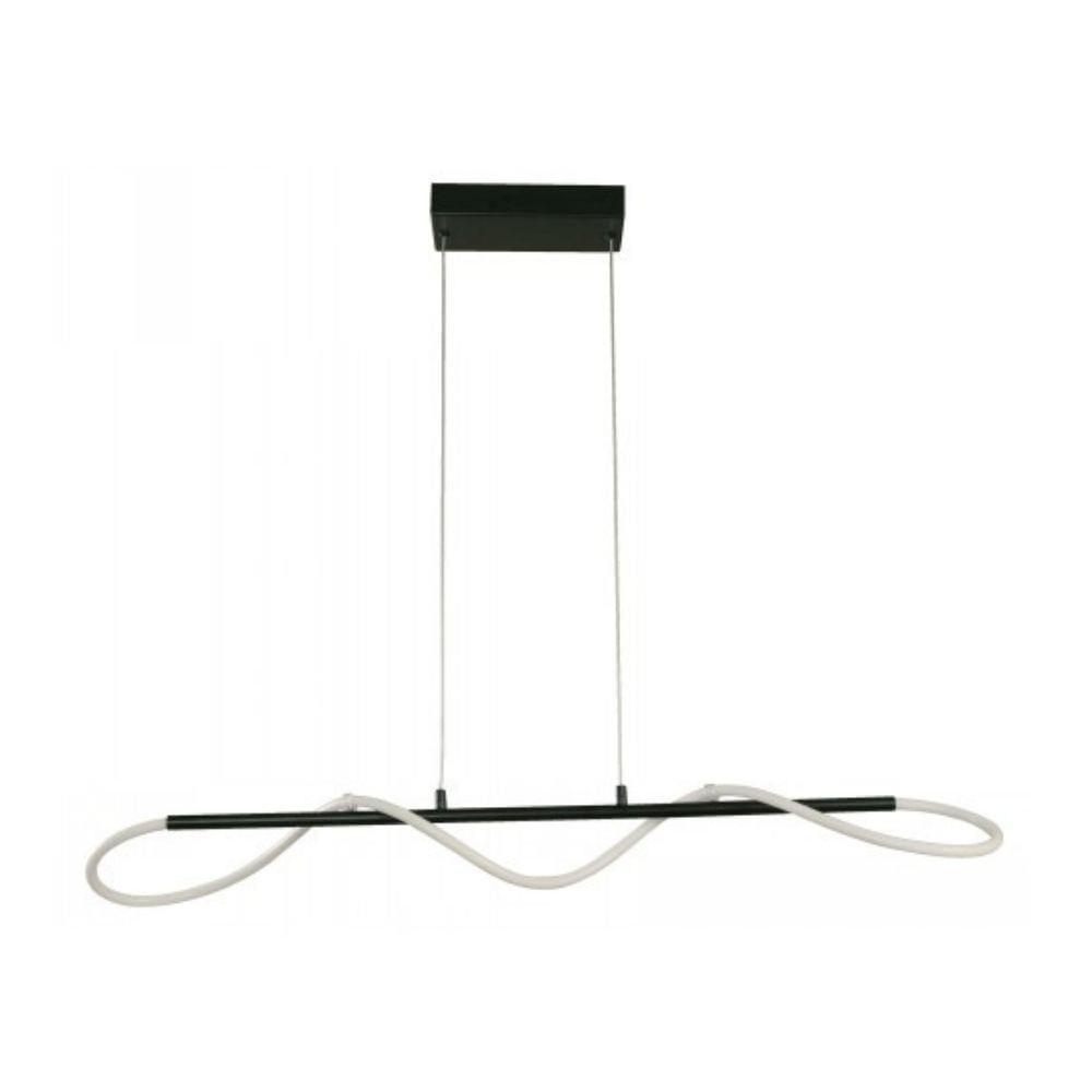 Lámpara Colgante LED Ikelite Infinity 24W Luz Cálida Negro