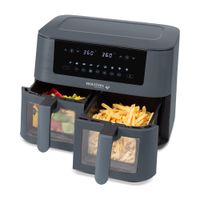 Freidora de Aire Digital Holstein HH-09114021DG-V03 Doble Canasta 8L Negro