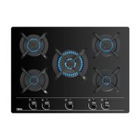 Cocina Empotrable a Gas Teka GBC 75030 KBB Cristal Negro