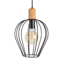 Lámpara Colgante Ciametsa Corazón 1 Luz E27 Madera