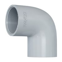 Codo 90° 1 1/2"" agua fría con rosca Pavco