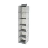 Organizador Colgante para Ropa 6 Niveles Gris Orange