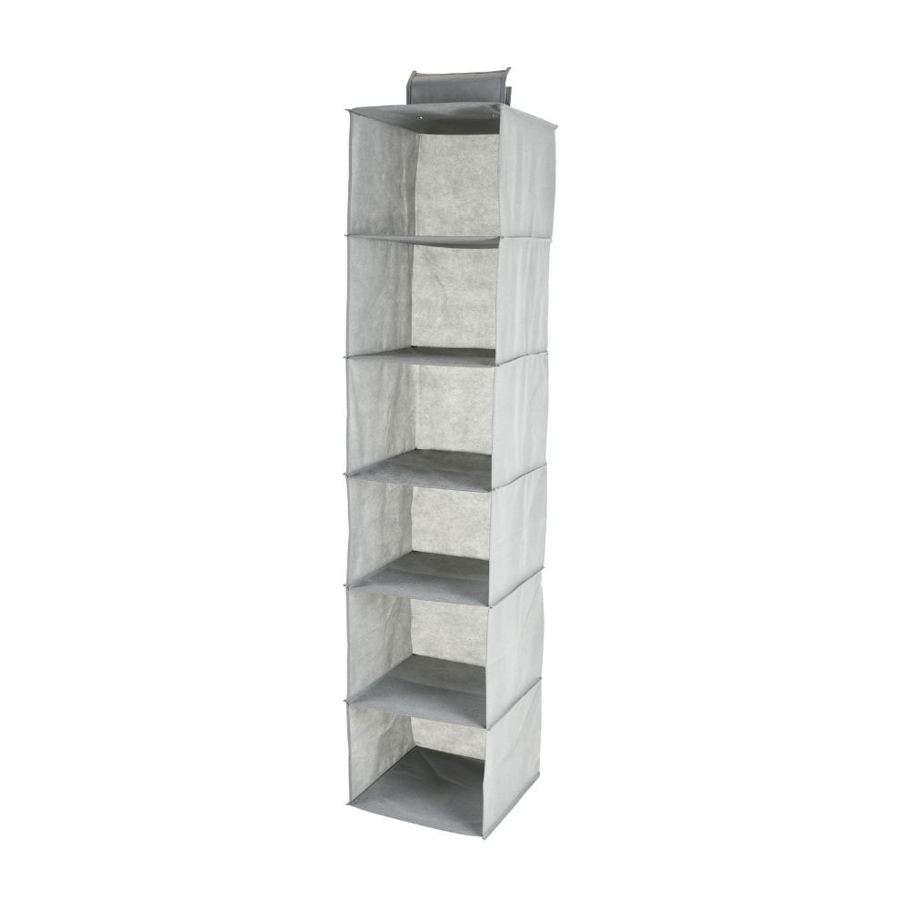 Organizador Colgante para Ropa 6 Niveles Gris Orange