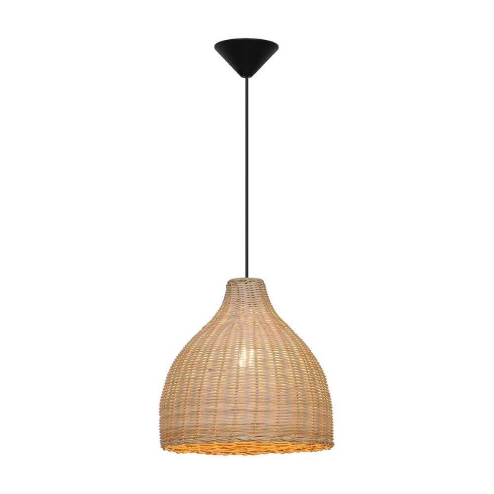 Lámpara Colgante Orange Mini Maui 1 Luz E27 Ratán