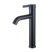 Mezcladora para Lavatorio Monocomando Orange Alta Neo Negro Mate