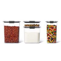 Set de 4 herméticos de plastico Brilliance Rubbermaid Tritan1994253
