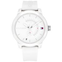 Reloj Tommy Hilfiger Denim 3 1791481 para Hombre Correa de Silicona Blanco