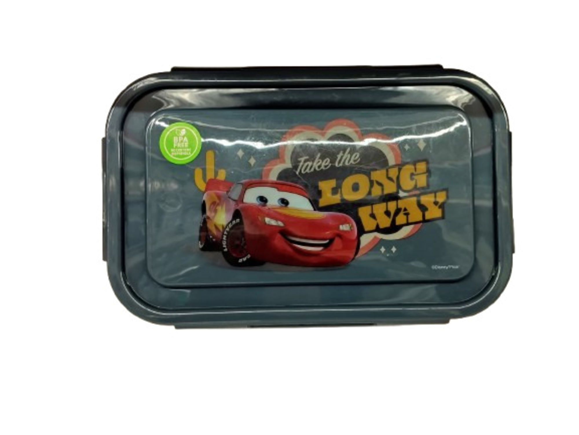 Taper hermetico Cars 700 Ml Con Tres Divisiones