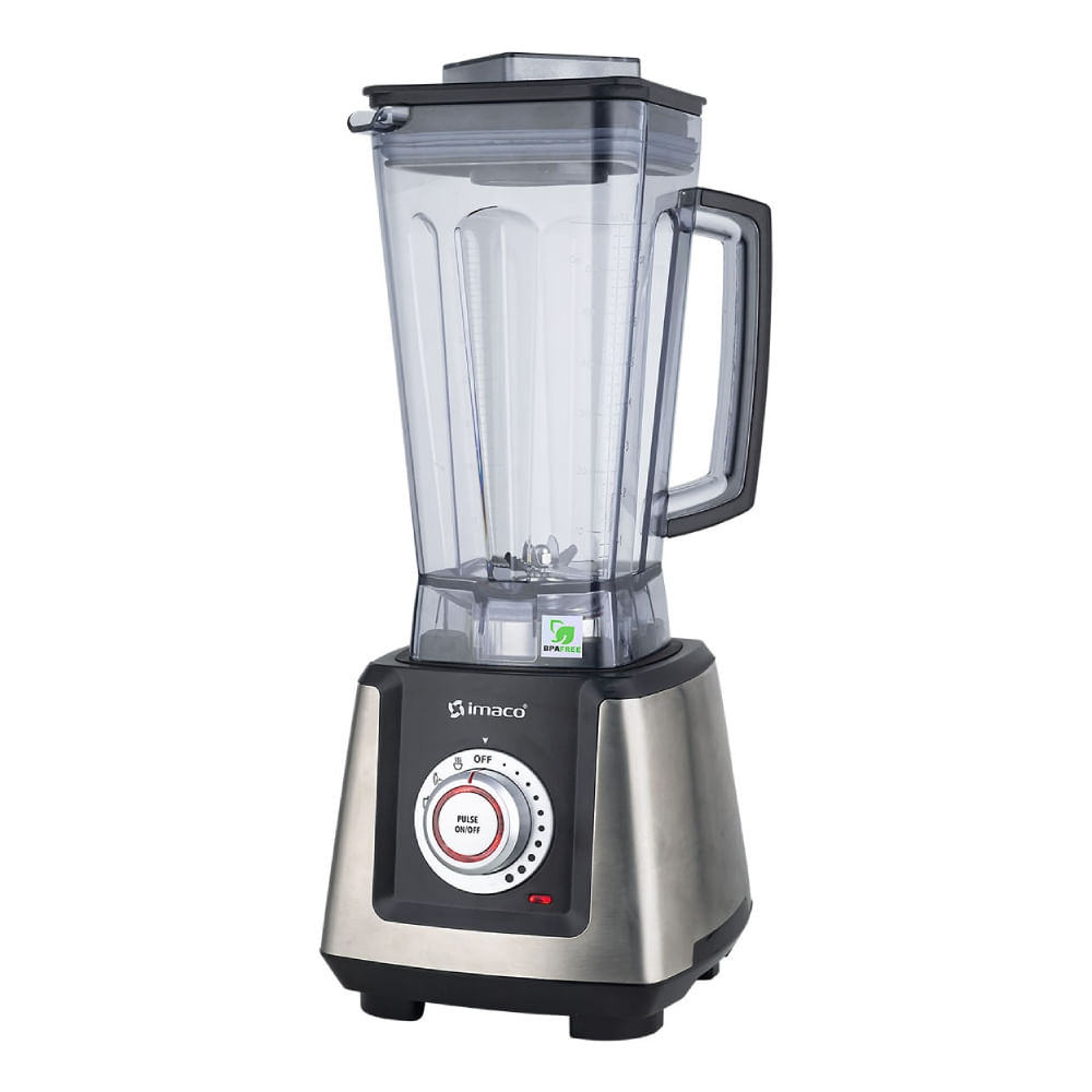 Licuadora IMACO BLC15HP de Alta Potencia 1200W con Vaso de Tritan de 2L, 10 Velocidades (MUNDO ELECT