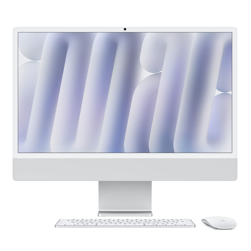 Imac 24"" Apple Chip M4, 256GB SSD, 16GB RAM, 8CPU+8GPU, macOS, teclado en español, Silver