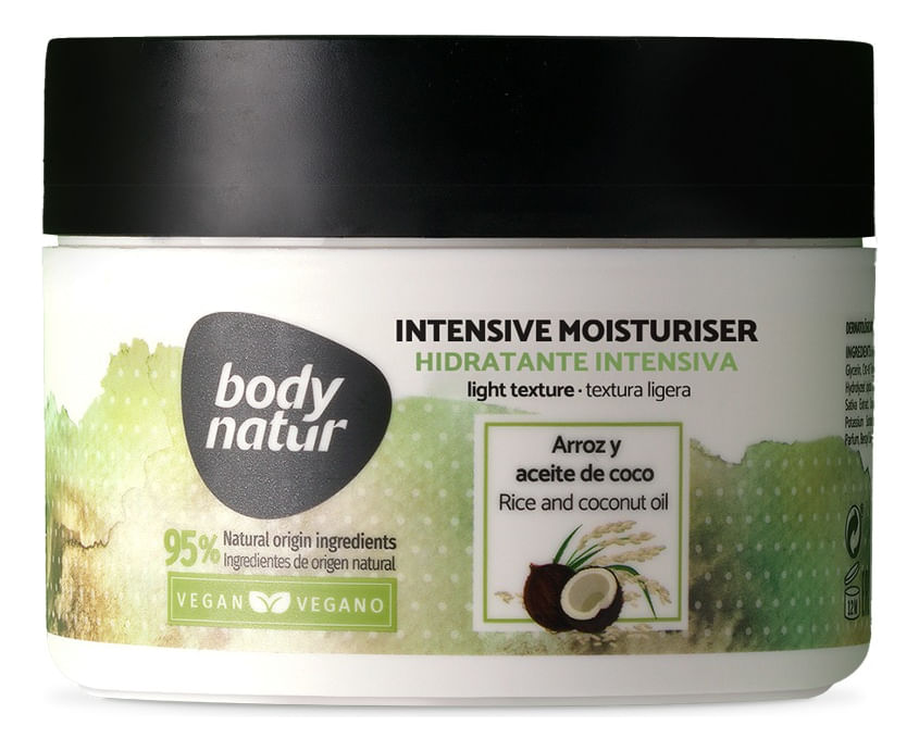 Body Natur Hidratante intensivo arroz y aceite de coco200 ml