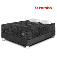 Cama PARAISO Pocket Max Black 2 Plazas
